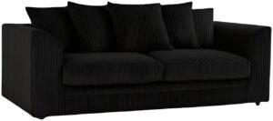 Generic Sofa Luxury Comfort 2-Seater (Black)