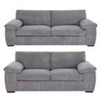 🛋️ Riva Jumbo Cord Sofa Set – Available in Multiple ColoursExperience comfort and style with the Riva Jumbo Cord Sofa Collection, designed for modern living spaces. Upholstered in luxurious jumbo cord fabric, this range offers a soft, cozy feel with deep seating and plush cushions — perfect for relaxing with family and friends.

⸻

✨ Available Sizes:

3 Seater:
	•	Length: 191 cm
	•	Height: 79 cm
	•	Depth: 93 cm

2 Seater:
	•	Length: 164 cm
	•	Height: 79 cm
	•	Depth: 93 cm

⸻

🎨 Colours Available:
A variety of stylish shades (commonly available: Charcoal, Silver, Mink, Black, Stone, and Mocha)

⸻

🪑 Key Features:
	•	Soft jumbo cord fabric upholstery for ultimate comfort
	•	Deep foam-filled seat cushions and fiber-filled backs
	•	Sturdy wooden frame for long-lasting durability
	•	Modern, cozy design that suits any home décor
	•	Removable cushion covers for easy cleaning

