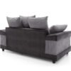 Dino sofa jumbo cord grey black