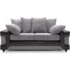Dino sofa jumbo cord grey black