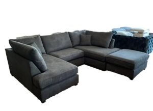 • U-shaped sofas are excellent for creating a “cinema” or lounge feel, since they wrap around and provide plenty of seating space. ￼ • Plush velvet fabric is a luxury upholstery choice — when you specify “plush velvet black”, make sure the fabric composition is clearly stated (e.g., “plush velvet”, “velvet finish”). • Dimensions: you specified 165 cm by 280 cm by 165 cm. Usually dimension listings are: width × depth × height (or length × depth × height). So you’ll want to check exactly how the vendor defines each dimension. • Delivery, assembly, footprint in the room (U‐shape takes substantial space) — make sure the sofa will physically fit in your room and through any doorways. • UK‐based vendors will make delivery easier (you are in London). • Colour: black upholstery will show dust/pet hair etc more easily, but offers a bold, dramatic look.