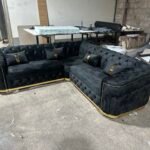 ⸻

✨ Chesterfield Corner Sofa – Plush Velvet (White) ✨

Add a touch of elegance and luxury to your living room with this stunning Chesterfield Corner Sofa. Upholstered in premium plush velvet, this sofa offers both exceptional comfort and a rich, stylish look.

✔ Soft White Plush Velvet – Smooth, elegant and luxurious finish
✔ Classic Chesterfield Design – Deep button tufting and rolled arms for a timeless royal look
✔ Comes in 3 Easy-to-Join Parts – Simple to move, deliver, and assemble at home
✔ Standard Size: 240cm × 240cm – Perfect fit for most living room layouts
✔ Comfortable Back & Seat Cushions – Designed for everyday support and relaxation
✔ Strong & Durable Frame – Built to last with long-term stability